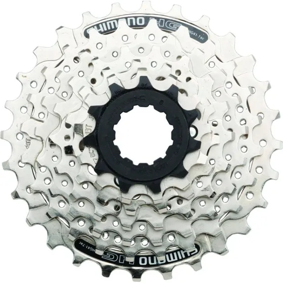 Shimano CS-HG41 7-Speed Cassette 11-28T Zilver/Zwart