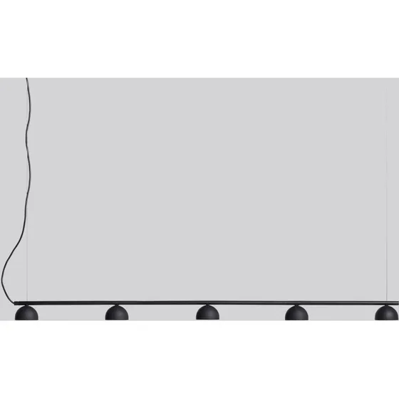 Northern Blush Rail 5 LED Hanglamp - Zwart - 5-lampen