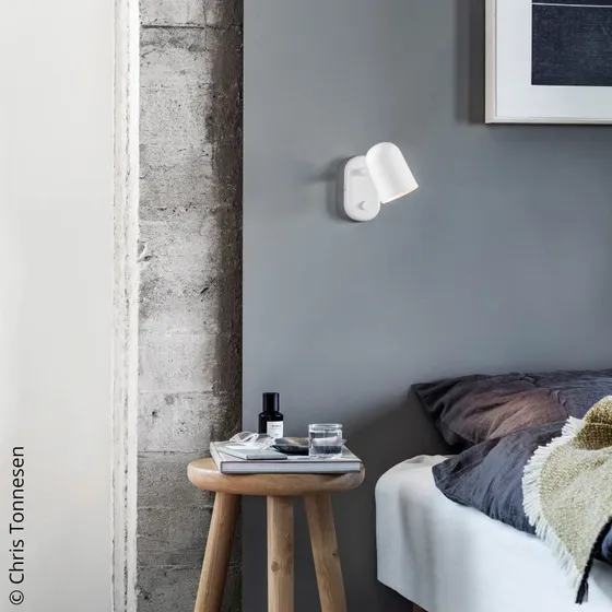 Northern Buddy Wandlamp - Wit