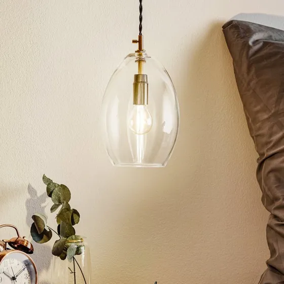 Northern Unika Hanglamp - Mondgeblazen Glas - Messing