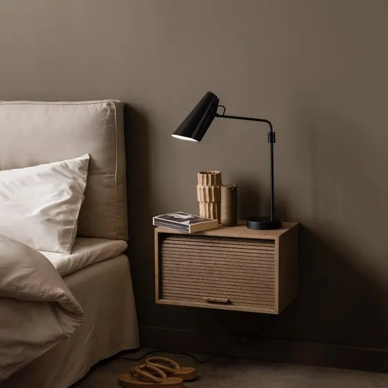 Northern Birdy Swing tafellamp - Zwart - Designklassieker