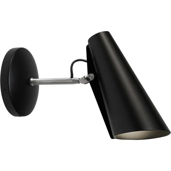 Northern Birdy wandlamp 31,5 cm zwart/staal