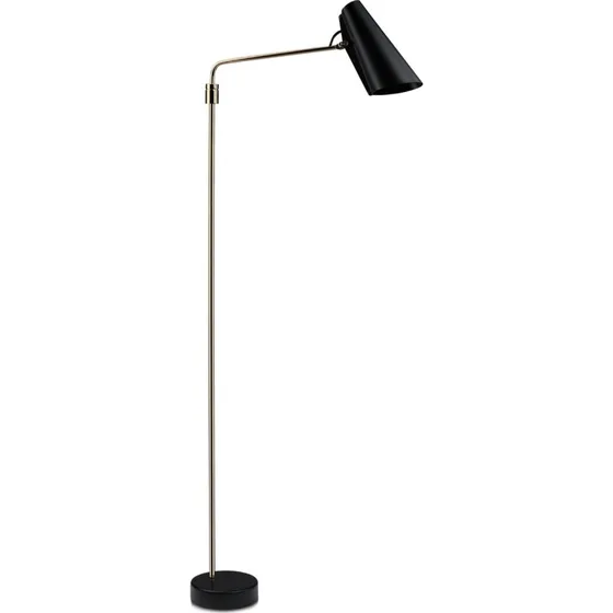 Northern Birdy Swing Vloerlamp - Zwart/Messing