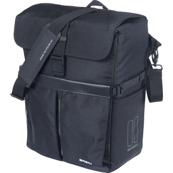 Basil Move MIK Hooks 15L schoudertas zwart