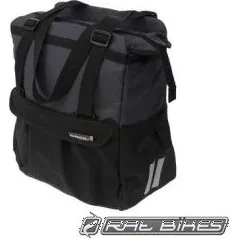 Basil Shoppertas XL zwart/antraciet 20L