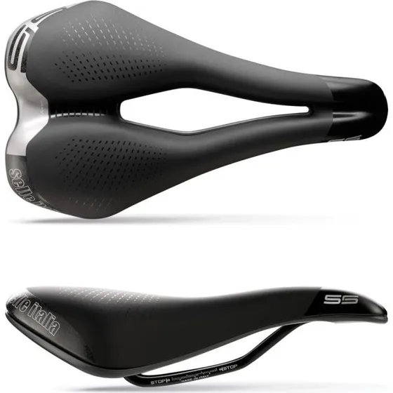 Selle Italia S5 Lady Superflow Zadel L3 Zwart