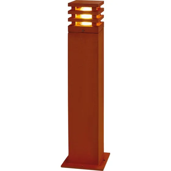 SLV Rusty Square 70 Buitenlamp - Roestig Staal - 70x70x10 cm