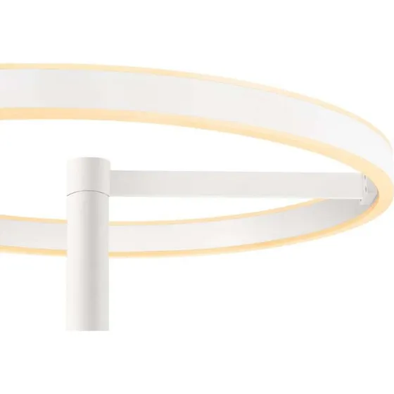 SLV One Straight vloerlamp - Zwart/Wit - LED - Dimbaar