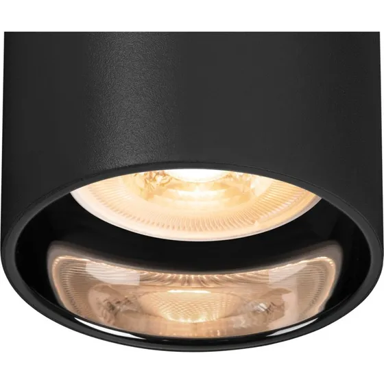 SLV Asto Tube 2-lichts opbouwspot zwart - GU10