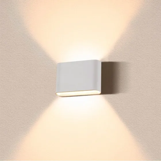 SLV Oval 14 LED Wandlamp Up & Down - Wit - IP65