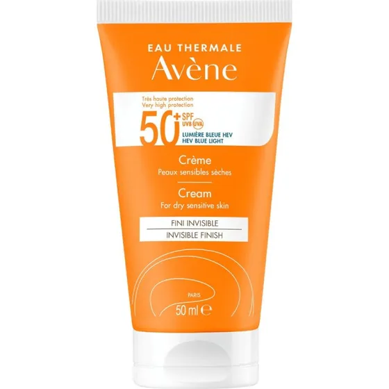 Avne Zonnecrme SPF50+ Droge Gevoelige Huid 50ml