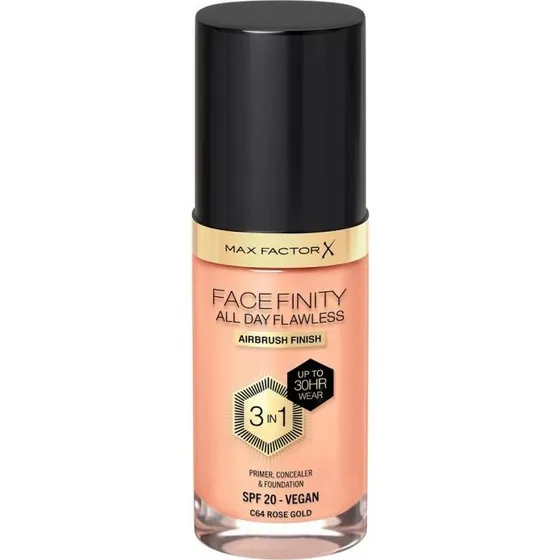 Max Factor Facefinity All Day Flawless Foundation C64 Rose Gold 30 ml