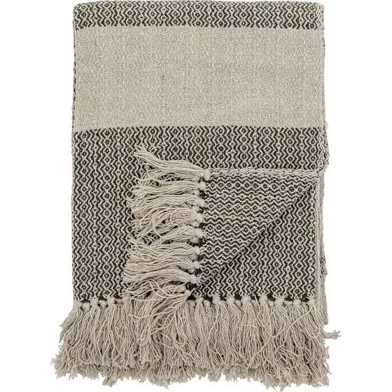 Bloomingville Plaid Fidan groen 160x130 cm