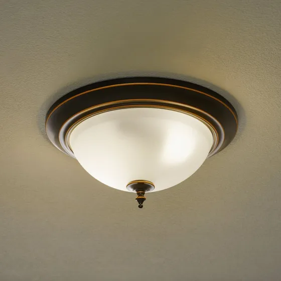 Westinghouse Harwell Plafondlamp - Brons - Antiek Design