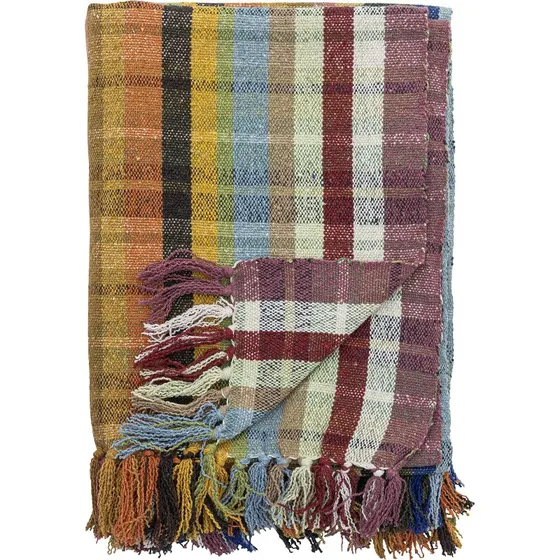 Bloomingville Elmy sprei 160 x 130 cm multikleur