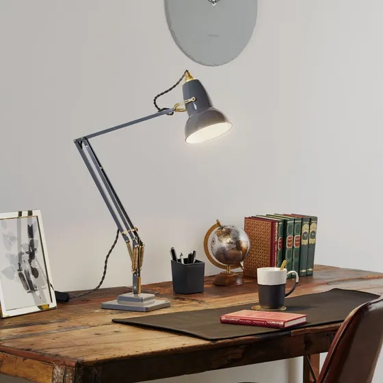 Anglepoise Original 1227 LED-bureaulamp - Grijs/Messing
