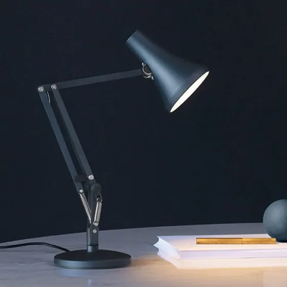 Anglepoise 90 Mini Mini LED tafellamp - Staalblauw