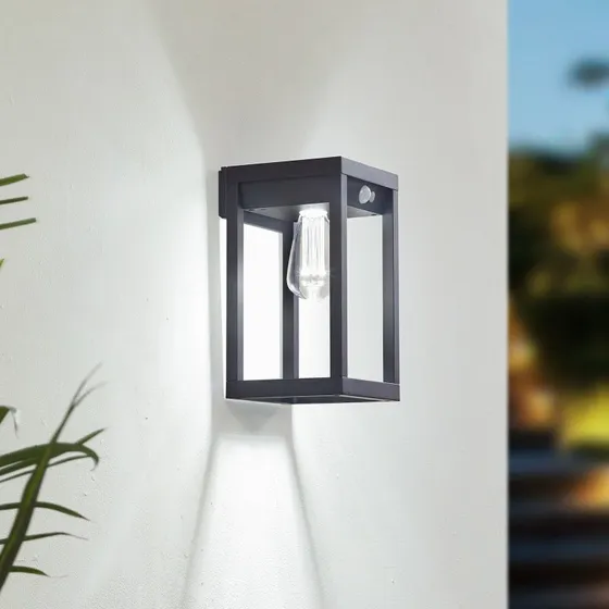 Lindby Enea Smart LED Solar Wandlamp - RGB & CCT - Zwart
