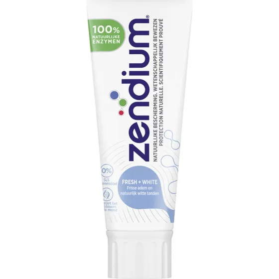Zendium Tandpasta Fresh+White 75 ml