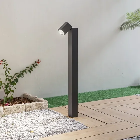Lindby Othil Tuinpadverlichting - Antraciet - 80 cm