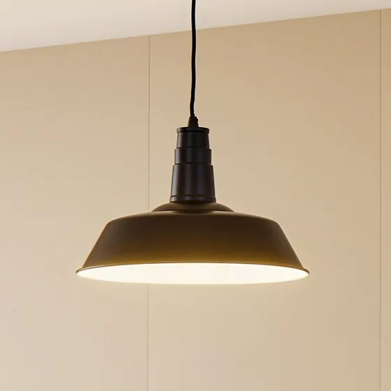 Lindby Laylan Hanglamp - Zwart/Wit - Ø 36 cm