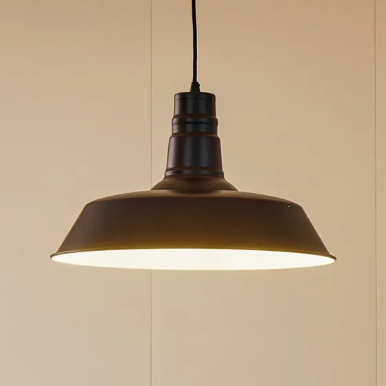 Lindby Laylan Hanglamp - Zwart/Wit - Ø 46 cm