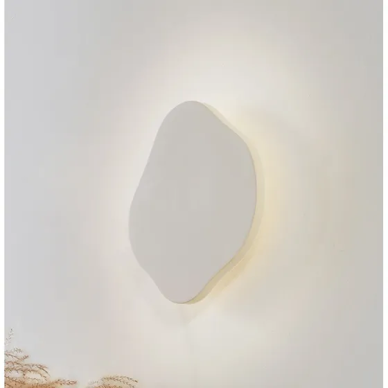 Lindby LED wandlamp Nielson, beige, 30 cm