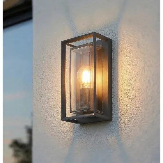 Ismera Arcchio Buitenwandlamp met Bewegingssensor - Antraciet - 25 cm