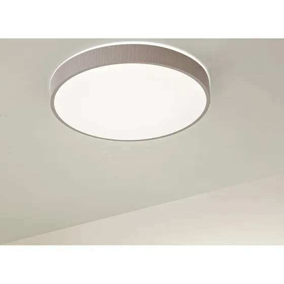 Lindby LED plafondlamp Zylo, taupe, Ø 49 cm, CCT dimbaar