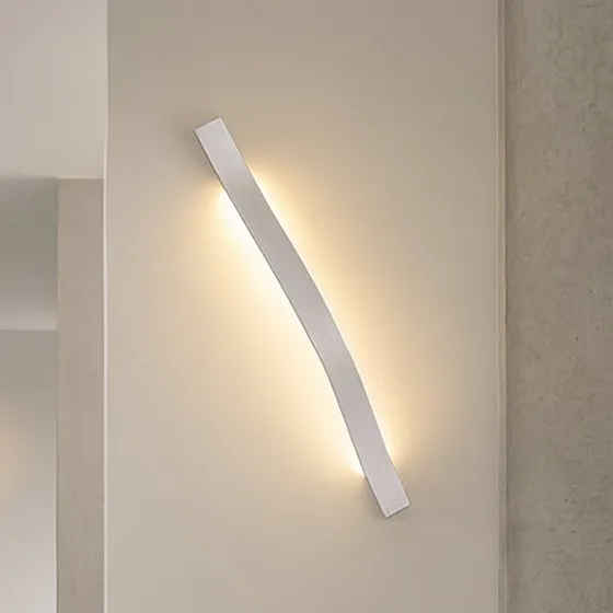 Lindby Alvon LED wandlamp, zilver, 50 cm