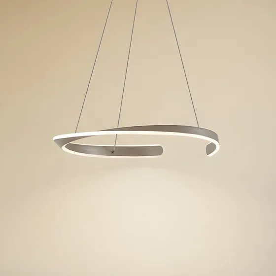 Lucande Eloura LED hanglamp - Zilver - Ø 58 cm - CCT