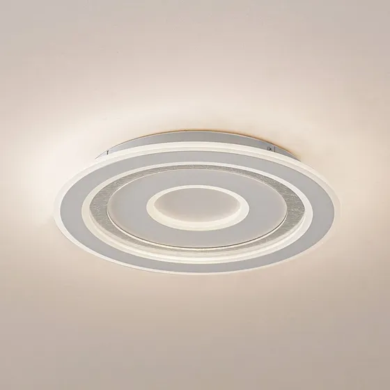 Lindby LED plafondlamp Lorvik, Ø 40 cm, wit, dimbaar, CCT