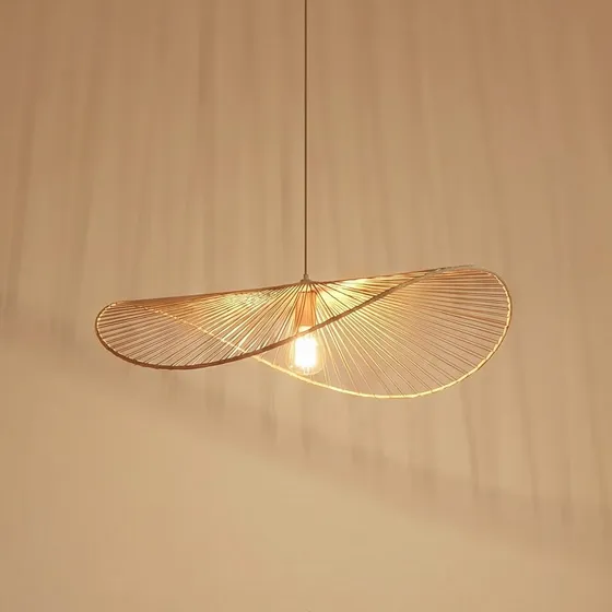 Lindby Hanglamp Valdorin - Beige Papier - Dimbaar - 75 cm