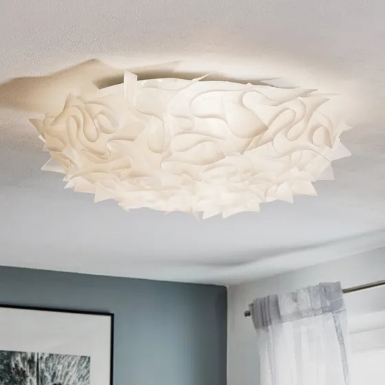 Slamp Veli Design Plafondlamp - 78 cm - Opaalwit