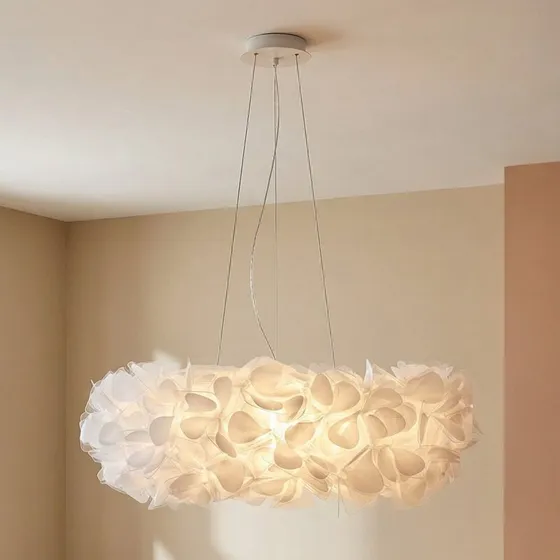 Slamp Clizia Mama Non Mama hanglamp - Ø78cm - Wit/Helder