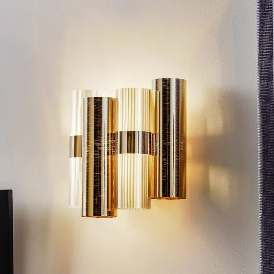 Slamp La Lollo Wandlamp - Goudkleurig - Ontwerp door Lorenza Bozzoli