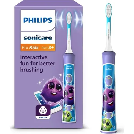 Philips Sonicare Kids HX6322/12 Paarse Elektrische Tandenborstel