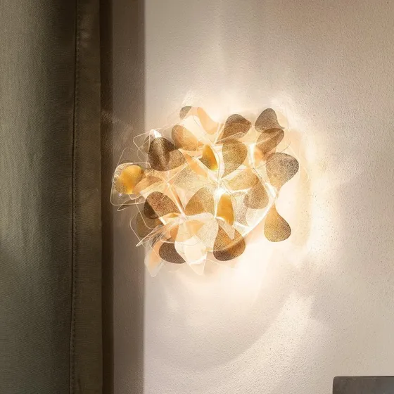 Slamp Clizia Mama Non Mama Wandlamp - Goud - 32x28 cm