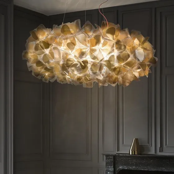 Slamp Clizia Mama Non Mama Hanglamp, Ø 78 cm, Goud/Helder