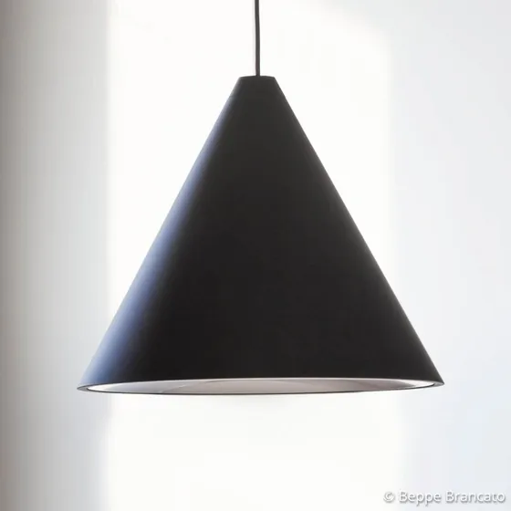 FLOS String Light Cone hanglamp - Zwart - 12m kabel