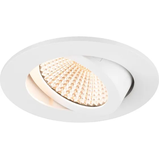 SLV New Tria LED plafond inbouwspot rond wit 2700K 60°
