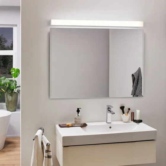 Paulmann HomeSpa Tova LED Wandlamp - 60 cm - Chroom/Wit