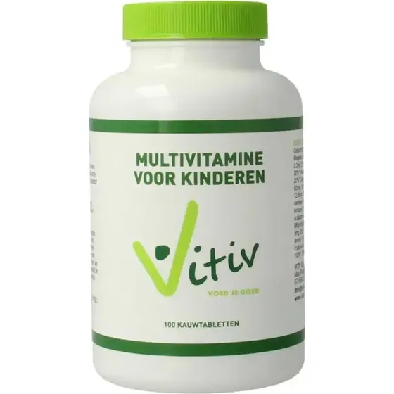 Vitiv Kinder Multivitamine 100 Kauwtabletten