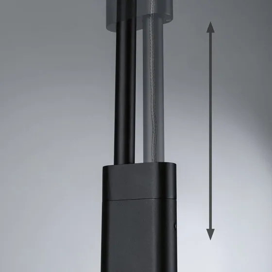 Paulmann Puric Pane I LED hanglamp - Zwart - Modern