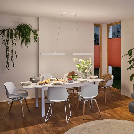 Paulmann Aptare LED hanglamp, wit, smart, dimbaar
