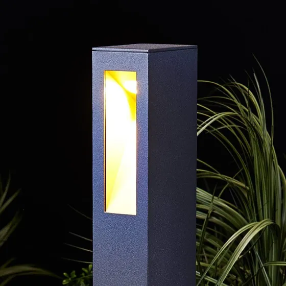 Lucande Jenke LED Tuinpadverlichting - Antraciet - 65 cm