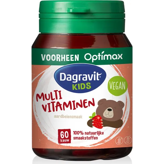 Dagravit Natural Kids Framboos 60 Kauwtabletten