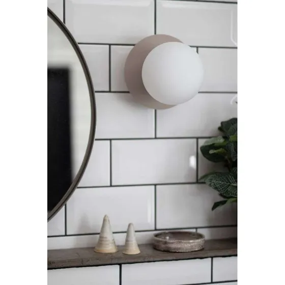 Globen Lighting Art Deco Wand-/Plafondlamp - Wit - IP44