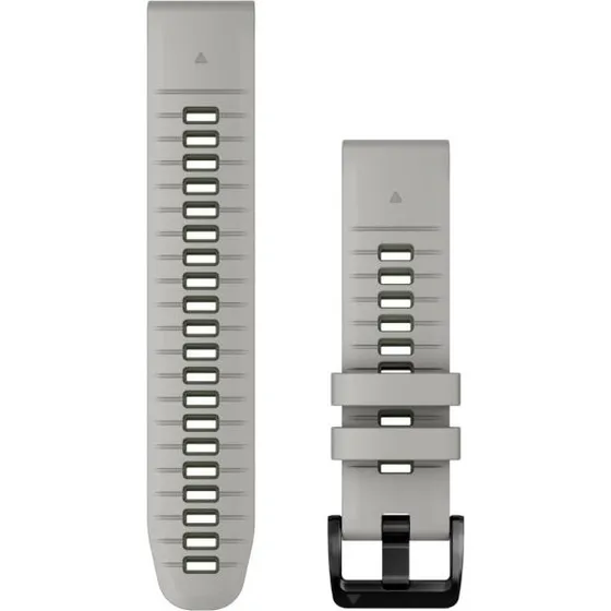 QuickFit® Siliconen bandje Garmin - 22 mm - Fog Gray / Moss