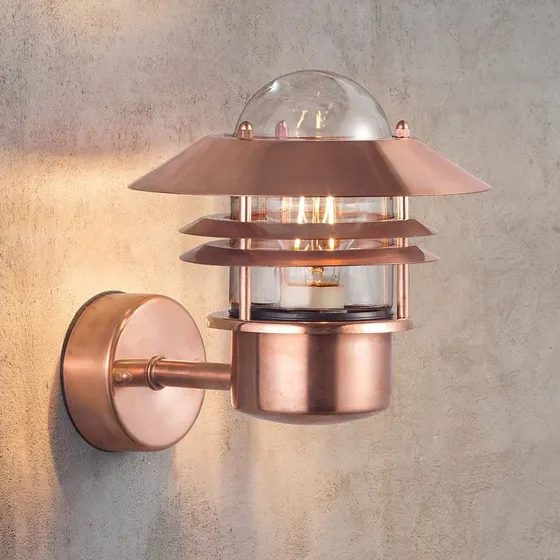 Nordlux Blokhus Wandlamp Koper - Klassiek Design